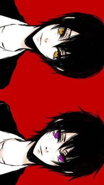 ai character: Emo Twin Brother🖤 background