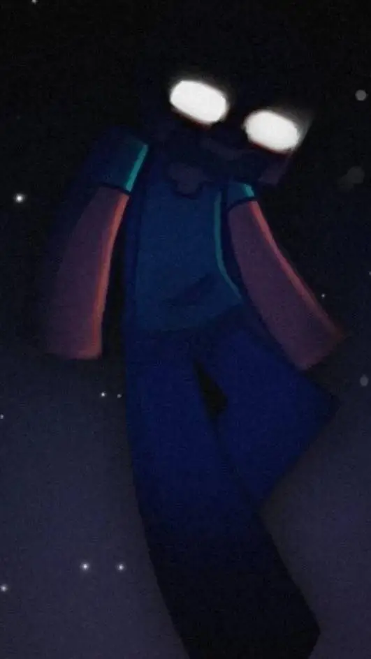 ai character: ☠️💀🤍Herobrine🤍💀☠️ background