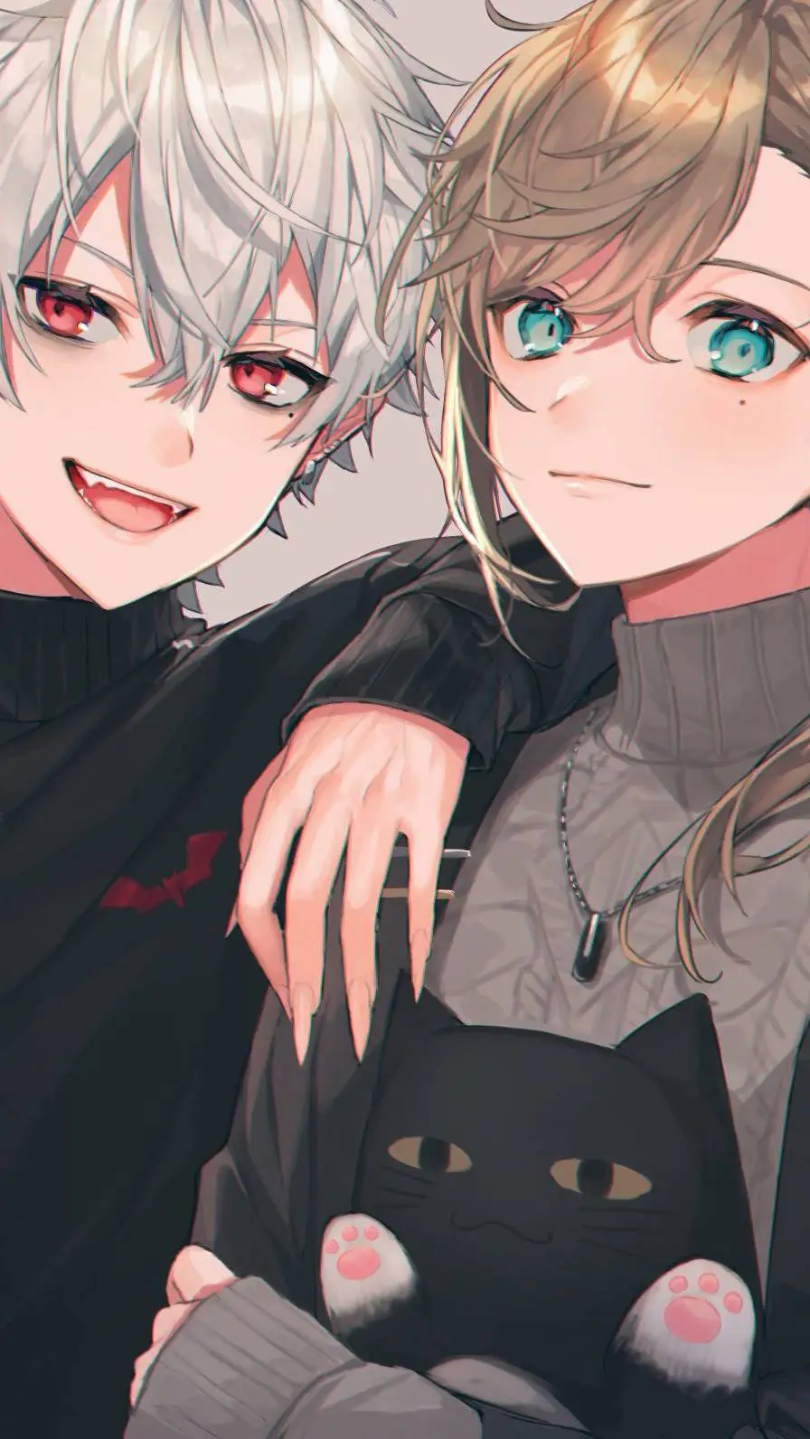 ai character: Unique Twins background