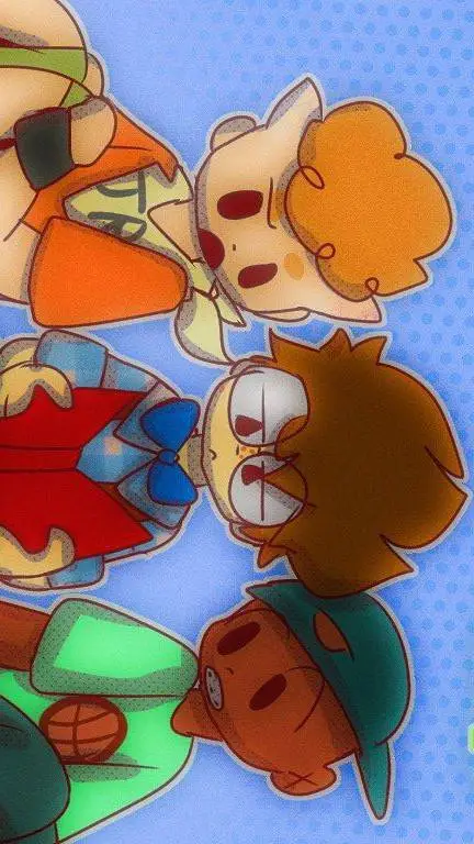 ai character: Junior and Friends background
