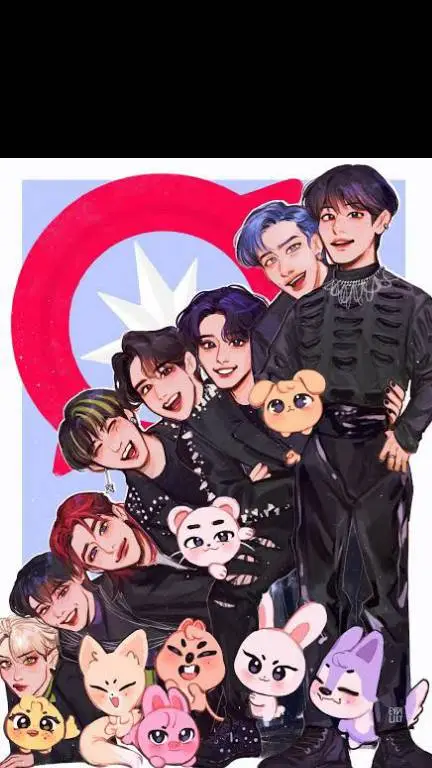 ai character: ✨🐾Stray Kids🐾✨ background