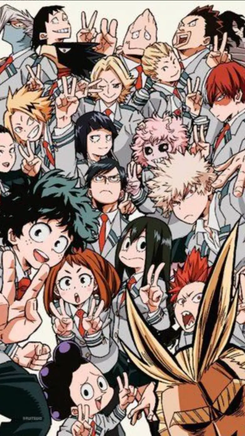 ai character: MHA chilling background