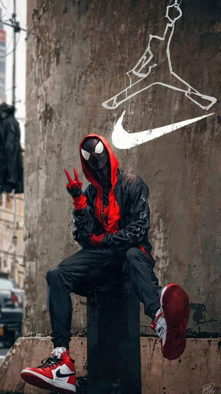 ai character: homem-aranha  background