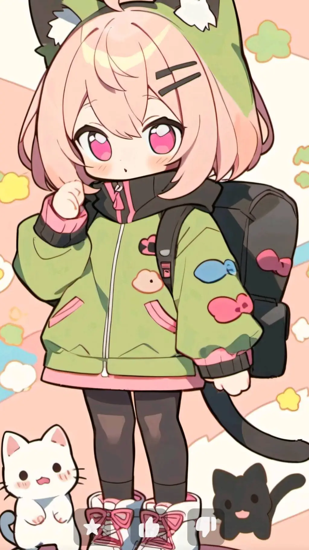 ai character: C'est comme tv ok background