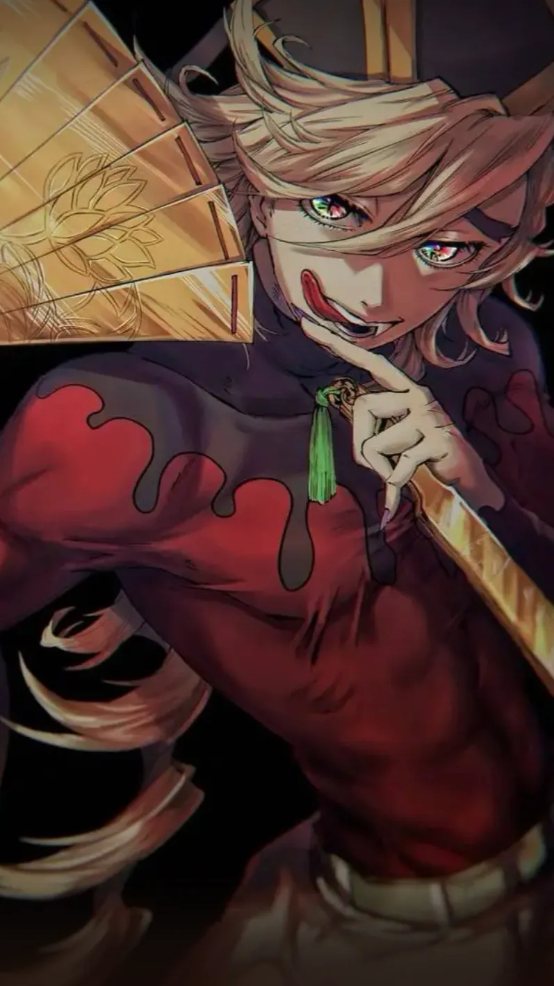 ai character: Douma🩵 background