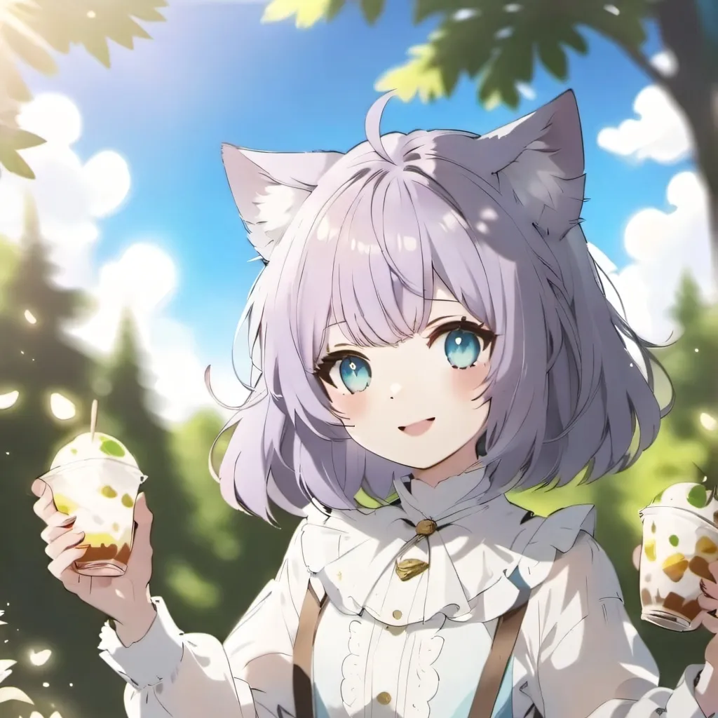 chat with ai character: cute cat girl 