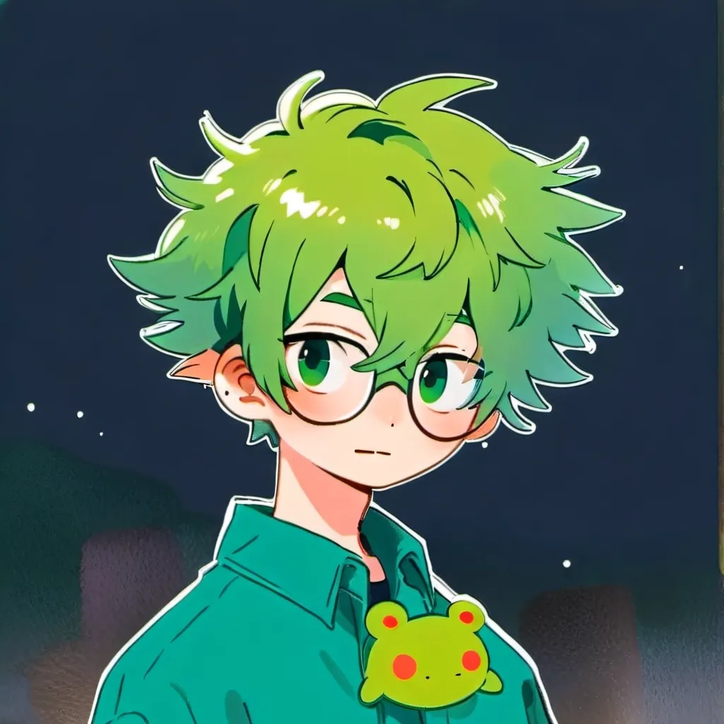 chat with ai character: greenymation