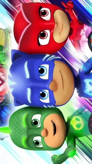 ai character: PJ Masks sleep background