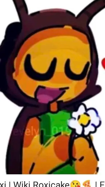 ai character: Roxi cake  background