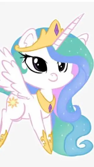 ai character: princesa celestia  background