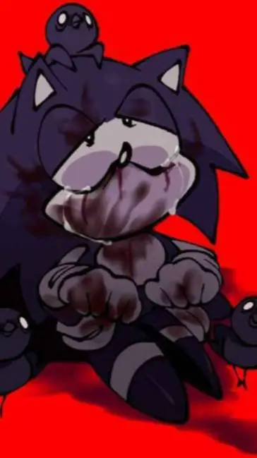 ai character: Sonic Moribund background