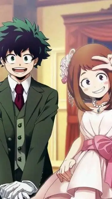 ai character: MHA prom background