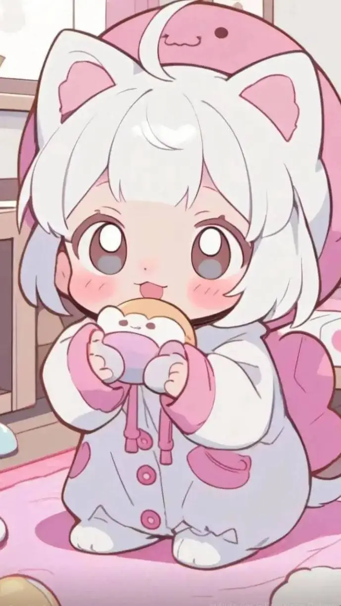 ai character: bebé neko background