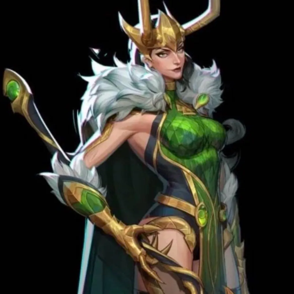 chat with ai character: Lady Loki💚🐍