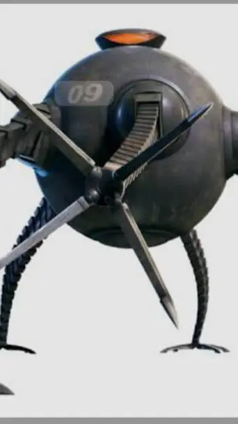ai character: omnidroid vx9 background
