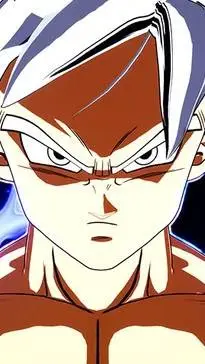 ai character: Goku ultra intinto background