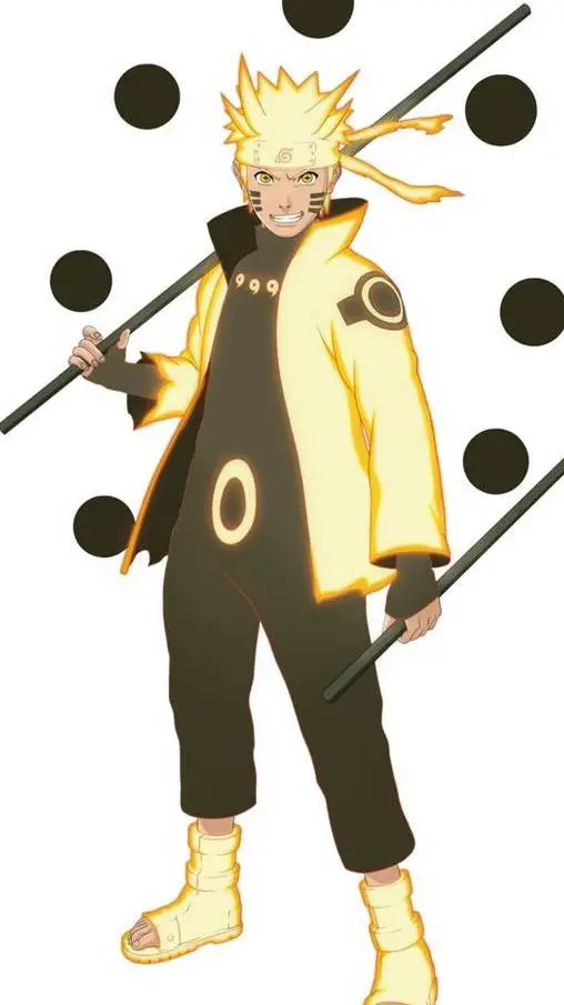 ai character: Naruto rikudou background