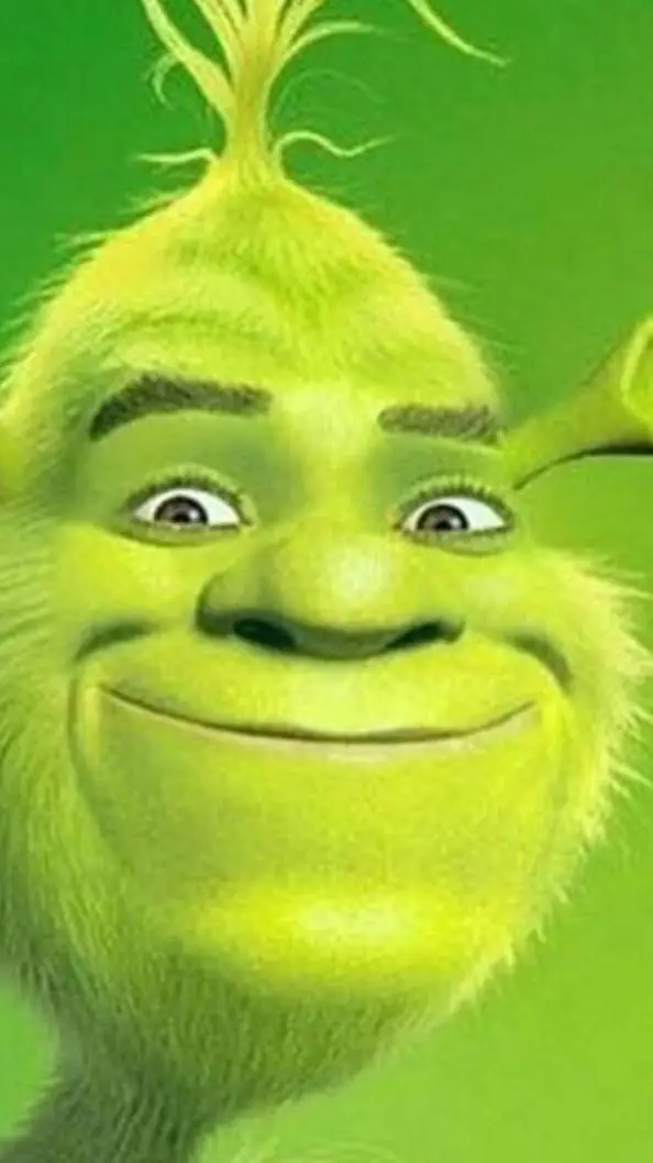ai character: Shrek x Grinch background