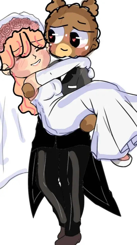 ai character:  💍bearys wedding 💍 background