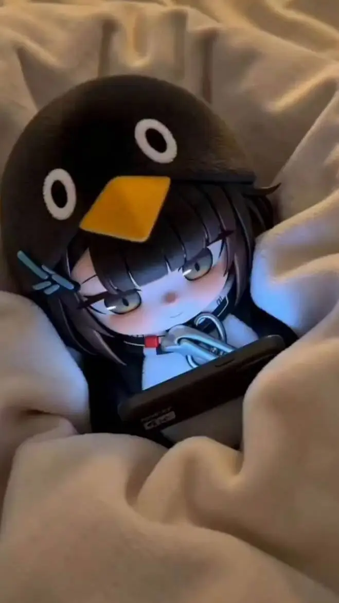 ai character: Gugu gaga pinguin background