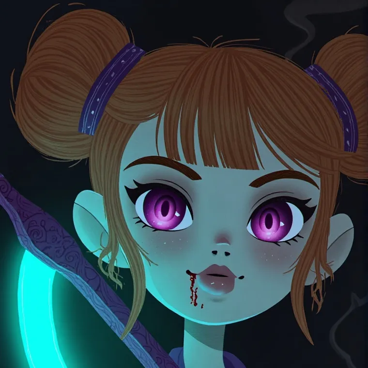 chat with ai character:  sharp *bad girl*