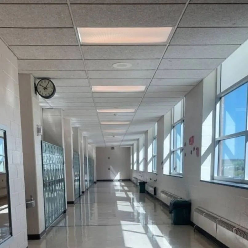 chat with ai character: School hallway 