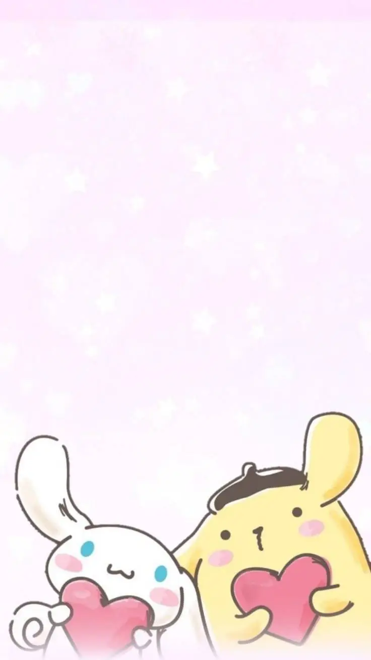 ai character: Cinnamon+pompon background