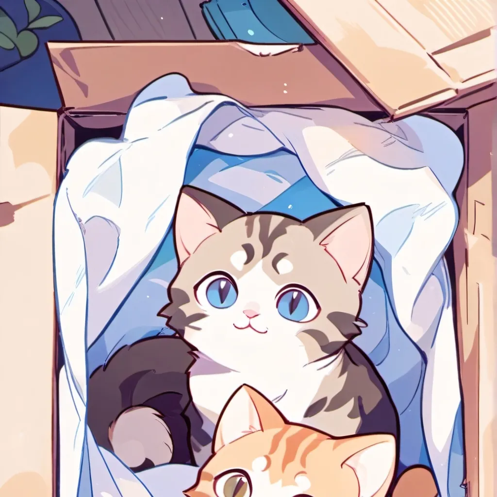 chat with ai character: 3 Little cat girls