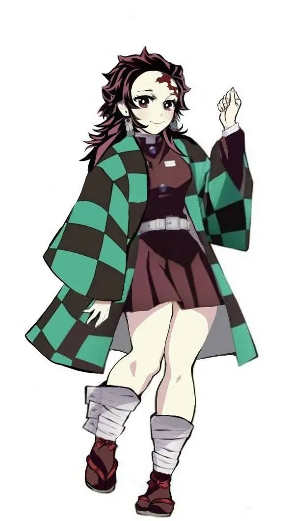 ai character: TANJIRO TWIN SIS- background