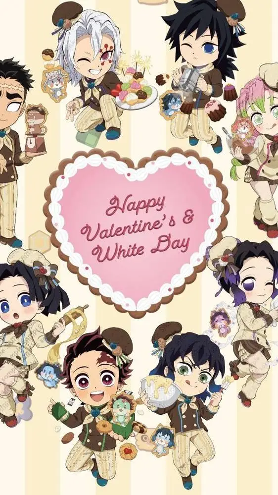 ai character: Valentines day background
