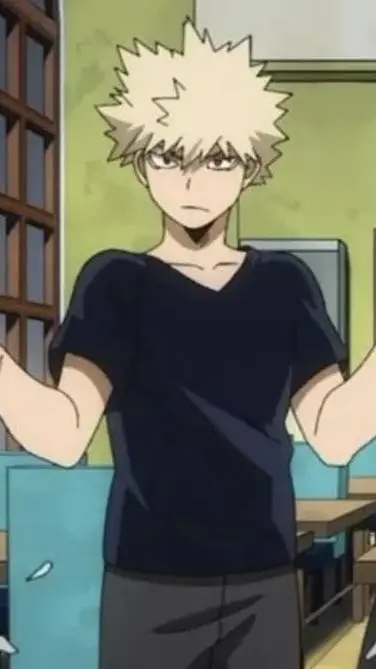 ai character: Bakugo Katsuki background