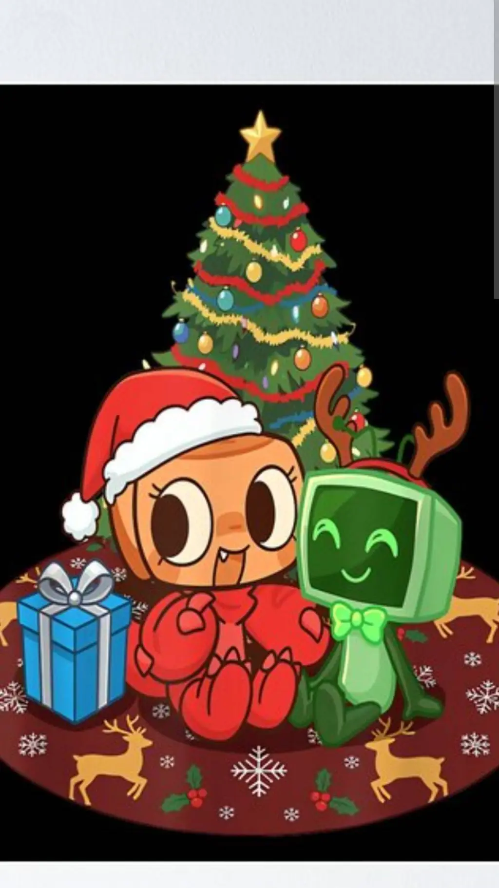 ai character: DW Christmas!!!  background