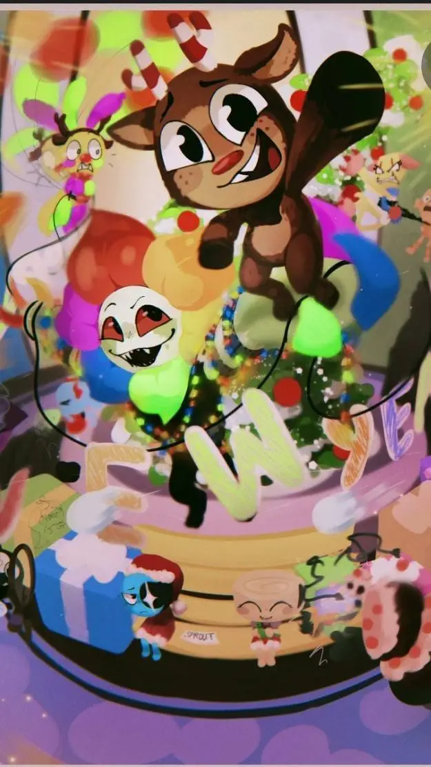 ai character: DW NEW YEARS!!! background