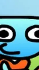 ai character: Finn fishing....  background