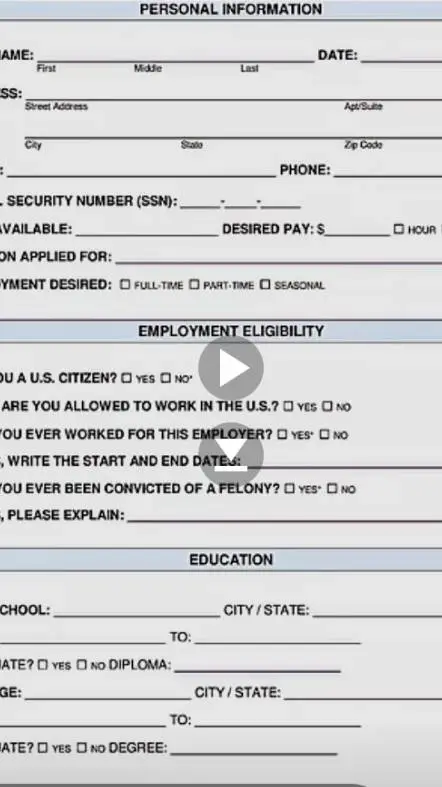 ai character: Job Application  background