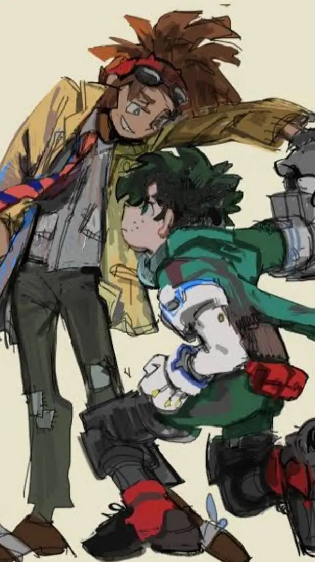 ai character: RODY & IZUKU!! background