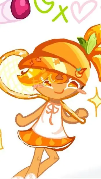 ai character: Orange Cookie(crk) background
