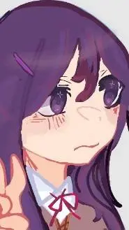 ai character: Yuri (ddlc) background