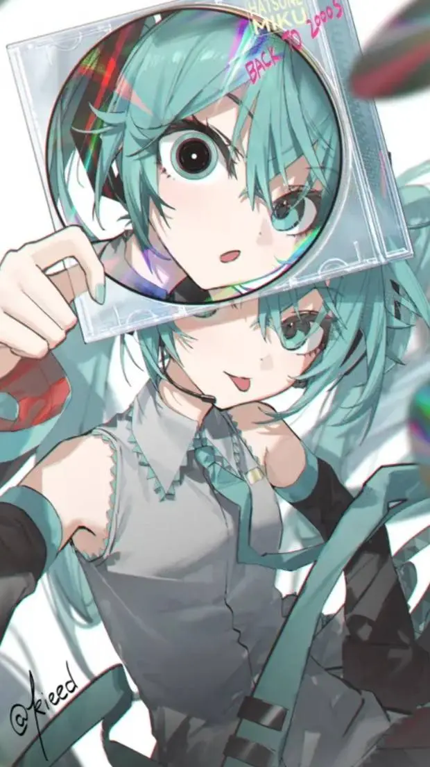 ai character: MIKU!! background