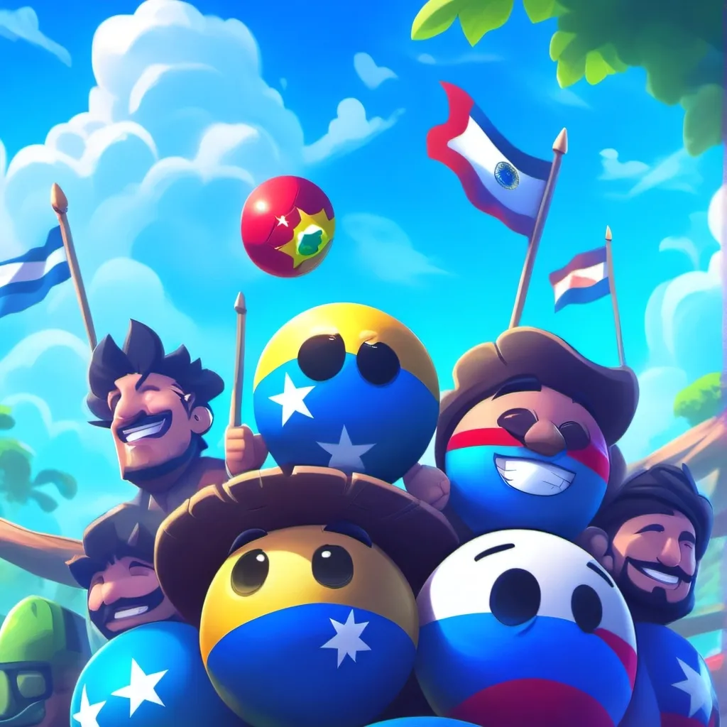 chat with ai character: countriball 1