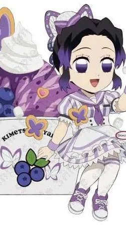 ai character: Kny ice cream background