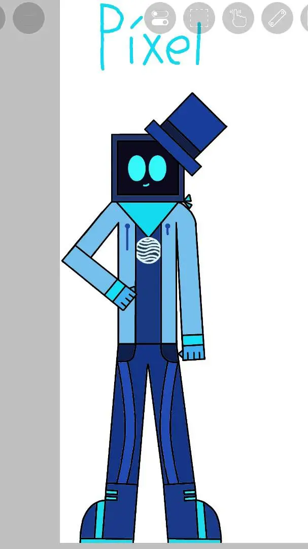 ai character: Píxel 🌟 background