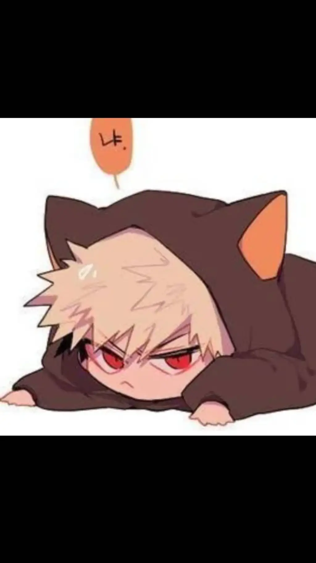 ai character: bakugou is baby? background