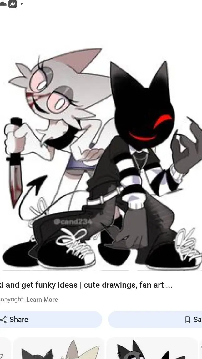 ai character: evil wenda an gray background