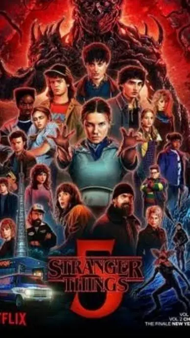 ai character: ~stanger things~ background