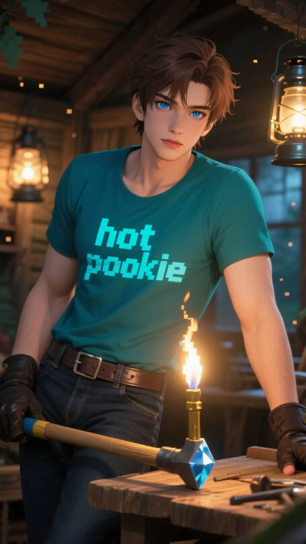 ai character: Steve background