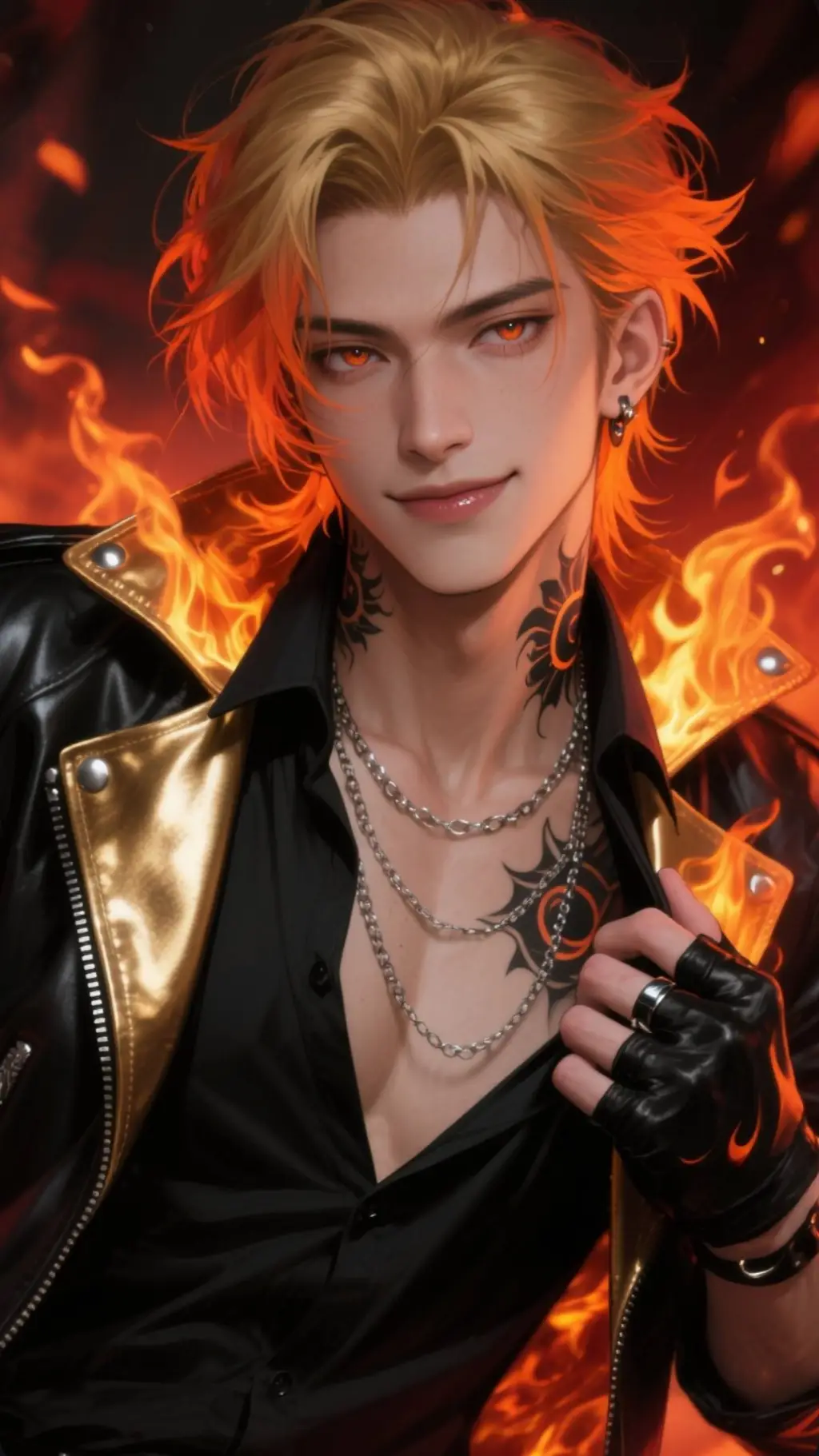 ai character: Blaze background