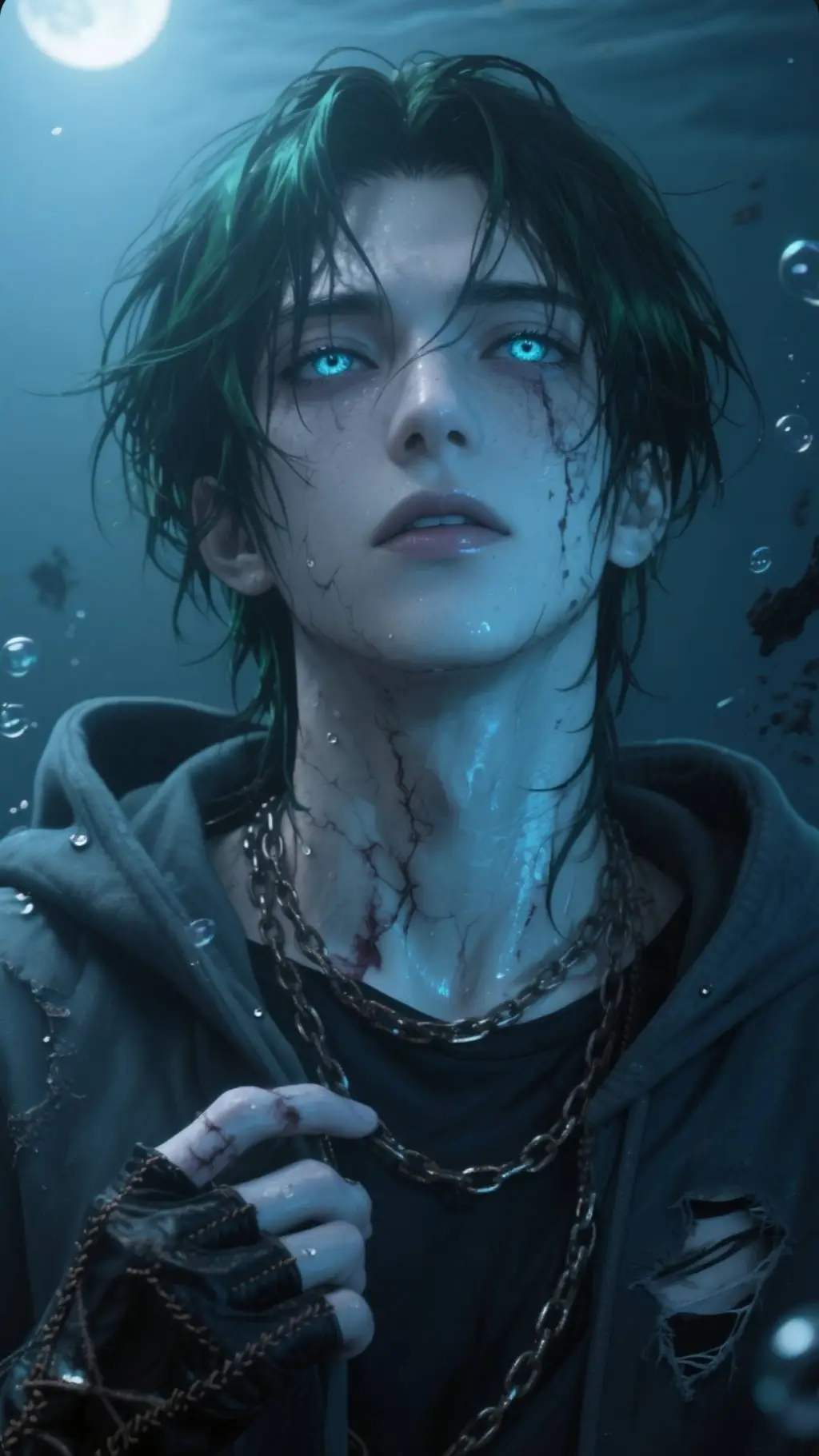 ai character: Drowned background