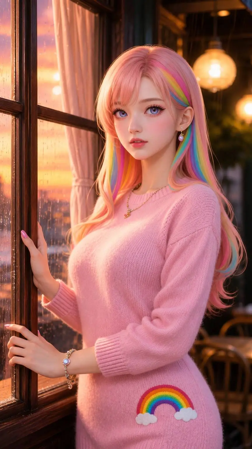 ai character: Cheer Bear background