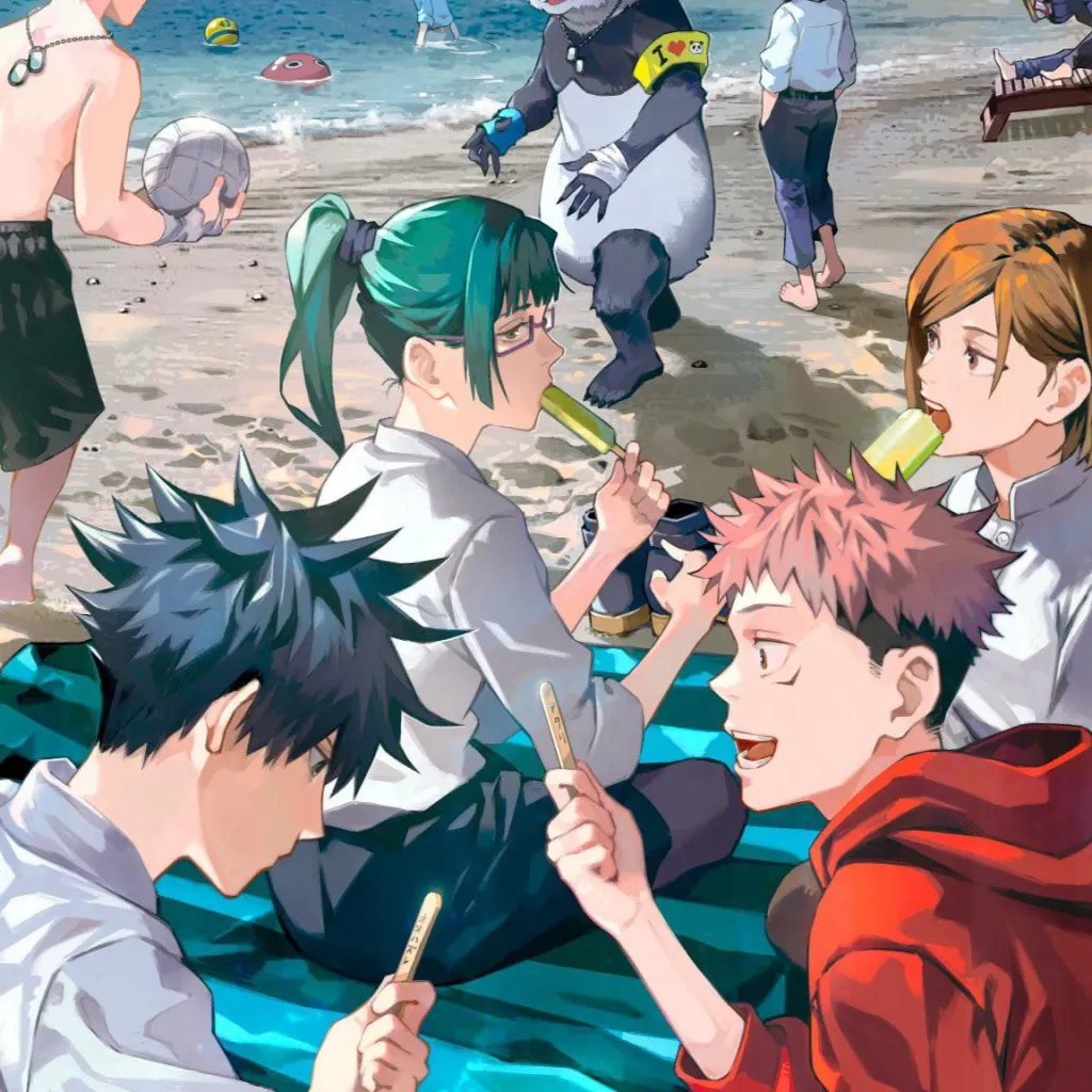chat with ai character: JJK beach